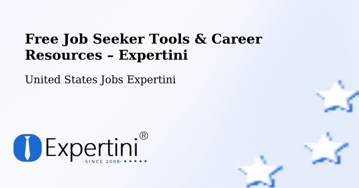 Free Job Seeker Tools & Career Resources – Slinger - Slinger, United States Jobs Expertini