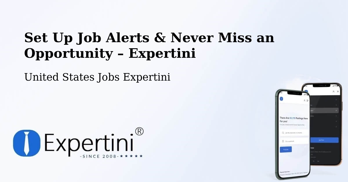Job Alerts Guide – Get Notified About New Jobs in Slinger - Slinger, United States Jobs Expertini