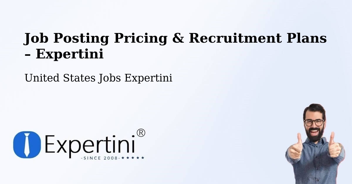 Job Posting Pricing & Recruitment Plans – Slinger - Slinger, United States Jobs Expertini